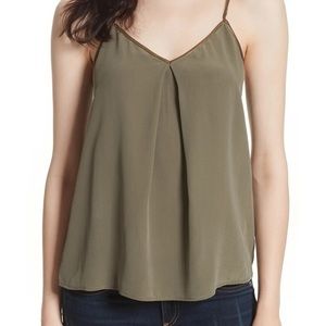 Joie olive green silk cami A9